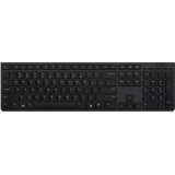 Lenovo Professional Wireless Rechargeable Keyboard -US English - Wireless Connectivity - Bluetooth - 2.40 GHz - 104 Key - English (US) (4Y41K04031)