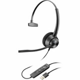 Poly EncorePro 320 Headset - Mono - USB Type C - Wired - 32 Ohm - 50 Hz - 8 kHz - On-ear - Monaural - Ear-cup - Noise Cancelling, - (Fleet Network)