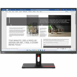 Lenovo ThinkVision S27i-30 27" Class Full HD LED Monitor - 16:9 - Storm Gray - 27" Viewable - In-plane Switching (IPS) Technology - - (Fleet Network)