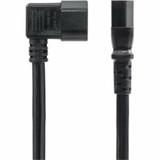 StarTech.com 6ft (1.8m) Heavy Duty Power Cord, Right Angle IEC 60320 C14 to C13, 15A 250V, 14AWG, UL Listed Components - 6ft heavy IEC (8745-4600-POWER-CORD)