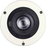 Wisenet XNF-8010RVM 6 Megapixel Indoor/Outdoor Network Camera - Color - Fisheye - Ivory - 49.21 ft (15 m) Infrared Night Vision - - x (XNF-8010RVM)