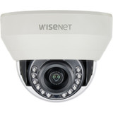 Wisenet HCD-7020R 4 Megapixel Indoor HD Surveillance Camera - Color, Monochrome - Dome - Ivory - 82.02 ft (25 m) - 2560 x 1440 - 4 mm (Fleet Network)
