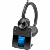 Poly Savi 7420 Office Stereo DECT 1920-1930 MHz Headset - Stereo - Wireless - Bluetooth/DECT - 590.6 ft - 20 Hz - 20 kHz - On-ear - - (Fleet Network)