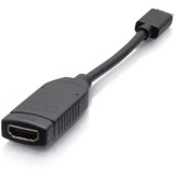 C2G Mini HDMI to HDMI Dongle Adapter Converter - M/F - 1 x Mini HDMI Digital Audio/Video Male - 1 x HDMI Digital Audio/Video Female - (C2G30066)