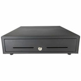Custom APEX Pro Cash Drawer - 4 Bill - USB, - ABS Plastic - Black - 3.90" (99.06 mm) Height x 16.10" (408.94 mm) Width x 16.10" mm) (971GF010000027)