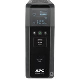 APC by Schneider Electric Back-UPS Pro 1350VA Tower UPS - 0U Tower - AVR - 120 V AC Output - Stepped Approximated Sine Wave - 10 - 10 (Fleet Network)