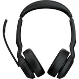 Jabra Evolve2 55 Headset - Stereo - Wireless - Bluetooth - 98.4 ft - 20 Hz - 20 kHz - On-ear - Binaural - Supra-aural - MEMS Noise - (Fleet Network)