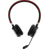 Jabra Evolve 65 Headset - Stereo - Mini USB - Wireless - Bluetooth - 98.4 ft - 20 Hz - 20 kHz - Over-the-head, On-ear - Binaural - - - (Fleet Network)
