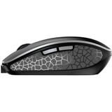 CHERRY MW 9100 Rechargeable Wireless Mouse - Wireless - Bluetooth/Radio Frequency - 2.40 GHz - Rechargeable - Black - USB - 2400 dpi - (JW-9100US-2)