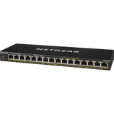 Netgear GS316P Ethernet Switch - 16 Ports - 2 Layer Supported - Twisted Pair - Desktop, Wall Mountable, Rack-mountable - 3 Limited (GS316P-100NAS)