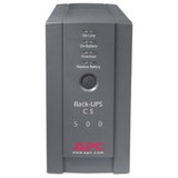 APC Back-UPS CS 500VA Tower UPS - 500VA/300W - 3 Minute Full Load - 3 x NEMA 5-15R - Battery Backup System, 3 x NEMA 5-15R - (Fleet Network)