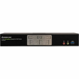 IOGEAR 2-Port 4K Dual View DisplayPort Matrix KVMP - 2 Computer(s) - 1 Local User(s) - 4K - 4096 x 2160 - 6 x USB - 2 x HDMI - 2 x (Fleet Network)