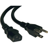 Tripp Lite 6ft Computer Power Cord Cable 5-15P to C13 Heavy Duty 15A 14AWG 6' - 220V AC - 15A - 1.83m (Fleet Network)