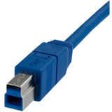 StarTech.com 3 ft SuperSpeed USB 3.0 Cable A to B - M/M - Type A Male USB - Type B Male USB - 3ft - Blue (USB3SAB3)