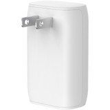 Belkin BoostCharge Dual Wall Charger with PPS + USB-C Cable with Lightning Connector - Power Adapter - 37 W - White (WCB007DQ1MWH-B5)