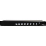 StarTech.com 8 Port Rackmount USB VGA KVM Switch w/ Audio - 8 x 1 - 8 x HD-15 Keyboard/Mouse/Video (Fleet Network)