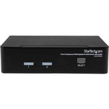 StarTech.com 2 Port Professional USB DisplayPort KVM Switch with Audio (SV231DPUA) - Control two computers from a single console, with (Fleet Network)