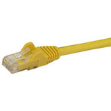 StarTech.com 25 ft Yellow Snagless Cat6 UTP Patch Cable - Category 6 - 25 ft - 1 x RJ-45 Male Network - 1 x RJ-45 Male Network - (N6PATCH25YL)