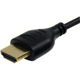 StarTech.com 6 ft Slim High Speed HDMI Cable with Ethernet - Ultra HD 4k x 2k HDMI Cable - HDMI to HDMI M/M - HDMI - 6ft - 1 Pack - 1 (HDMIMM6HSS)