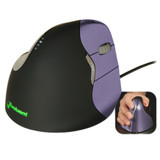 Evoluent VerticalMouse 4 Small Mouse - Laser - Cable - USB 2.0 - Scroll Wheel - 6 Button(s) - Right-handed Only (Fleet Network)