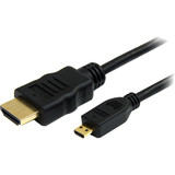 StarTech.com 6 ft High Speed HDMI&reg; Cable with Ethernet - HDMI to HDMI Micro - M/M - HDMI - 6ft - 1 x HDMI Male Digital Audio/Video (HDMIADMM6)