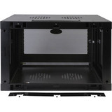 Tripp Lite SmartRack SRW9U Enclosure Rack Cabinet - 9U Rack Height x 19" (482.60 mm) Rack Width - Wall Mountable - Black - 90.72 kg (Fleet Network)