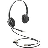 Plantronics HW261N-DC Headset - Stereo - Quick Disconnect - Wired - Over-the-head - Binaural - Supra-aural - 2.5 ft Cable - Electret - (Fleet Network)