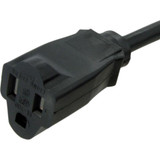 StarTech.com 3 ft Power Extension Cord - NEMA 5-15R to NEMA 5-15P - 3ft - NEMA 5-15R - NEMA 5-15P 125V AC - 13A - Black (PAC1013)