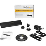 StarTech.com USB 3.0 Docking Station with HDMI and DVI/VGA - Dual Monitor - Universal Laptop Dock - Mac and Windows Compatible - TAA - (USB3SDOCKHDV)