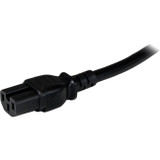 StarTech.com 4 ft Heavy Duty 14 AWG Computer Power Cord - NEMA5-15P to C15 - 125 V AC / 15 A - Black - 1 (PXT515C154)