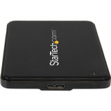 StarTech.com Drive Enclosure - USB 3.0 Host Interface - UASP Support External - Black - 1 x 2.5" Bay - Plastic (S2510BPU337)