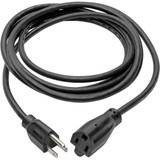 Tripp Lite 10ft Power Cord Extension Cable 5-15P to 5-15R 10A 18AWG 10' - 18 Gauge - 120 V AC / 10 A - Black (P022-010)