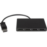 StarTech.com DisplayPort to DisplayPort Multi Monitor Splitter - 4-Port MST Hub - DP 1.2 to 4x DP MST Hub - 3840 × 2160 - DisplayPort (MSTDP124DP)