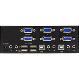 StarTech.com 2-port KVM Switch with Dual VGA and 2-port USB Hub - USB 2.0 - 2 Computer(s) - 1 Local User(s) - 1920 x 1200 - 6 x USB6 x (SV231DVGAU2A)