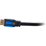 C2G 25ft High Speed HDMI Cable With Gripping Connectors - 25 ft HDMI A/V Cable for Audio/Video Device, Home Theater System, Desktop - (29683)