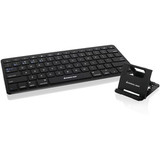 IOGEAR Slim Multi-Link Bluetooth Keyboard with Stand - Wireless Connectivity - Bluetooth - 78 Key - English (US) - Scissors Keyswitch (Fleet Network)