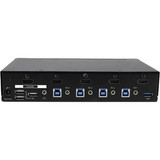StarTech.com 4 Port HDMI KVM - HDMI KVM Switch - 1080p - USB 3.0 & Audio Support - KVM Video Switch (SV431HDU3A2) - Control four HDMI (SV431HDU3A2)