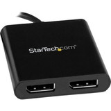 StarTech.com 2-Port USB-C to DisplayPort MST Hub - 4K 30Hz - Dual Monitor Video Adapter - Windows & Thunderbolt 3 Compatible - your by (Fleet Network)