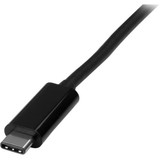 StarTech.com 2m / 6 ft USB-C to DVI Cable - USB 3.1 Type C to DVI - 1920 x 1200 - Black - Eliminate clutter by connecting your USB to (CDP2DVIMM2MB)