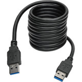 Tripp Lite USB 3.0 SuperSpeed A/A Cable (M/M), Black, 6 ft - 6 ft USB Data Transfer Cable for Notebook, Tablet, Chromebook - First 1 x (U320-006-BK)