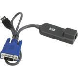 HPE KVM Console USB Interface Adapter - 1 Computer(s) - 1 x Network (RJ-45) - 1 x USB - 1 x VGA (Fleet Network)