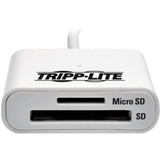 Tripp Lite U352-06N-SD Flash Reader - SD, SDHC, SDXC, microSD, Dual-Voltage MultimediaCard (MMC), Reduced Size MultiMediaCard (MMC), - (U352-06N-SD)