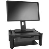 StarTech.com Adjustable Monitor Riser - Drawer - Monitors up to 32"- Adjustable Height - Monitor Stand - Computer Monitor Riser - Up - (Fleet Network)