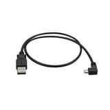 StarTech.com 0.5 m Right Angle Micro USB Cable - Charge and Sync Cable - USB to Micro USB - 24 AWG - 1.6 ft USB Data Transfer Cable - (USBAUB50CMRA)