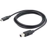 StarTech.com 2m 6 ft USB C to USB B Cable - M/M - USB 2.0 - USB Type C Printer Cable - USB 2.0 Type-C to Type-B Cable - 6.6 ft USB for (USB2CB2M)