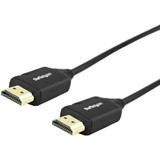 StarTech.com Premium Certified High Speed HDMI 2.0 Cable with Ethernet - 1.5ft 0.5m - HDR 4K 60Hz - 20 inch Short HDMI Male to Male - (HDMM50CMP)