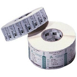 Zebra Label Paper 4 x 2.5in Thermal Transfer Zebra Z-Select 4000T All-Temp 3 in core - Permanent Adhesive - 4" Width x 2 1/2" Length - (Fleet Network)