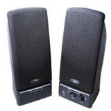 Cyber Acoustics CA-2014rb 2.0 Speaker System - 4 W RMS - Black - 85 Hz to 18 kHz (Fleet Network)