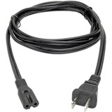 Tripp Lite 6ft Laptop / Notebook Power Cord Cable 1-15P to C7 10A 18AWG 6' - 1.83m (P012-006)
