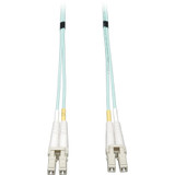 Tripp Lite Fiber Optic Duplex Patch Cable - LC Male - LC Male - 5m - Aqua Blue (Fleet Network)
